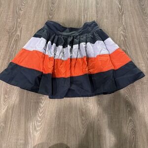 Anthropologie Maeve Colorblocked Mini Skirt Size Small High Waist A-Line Skirt